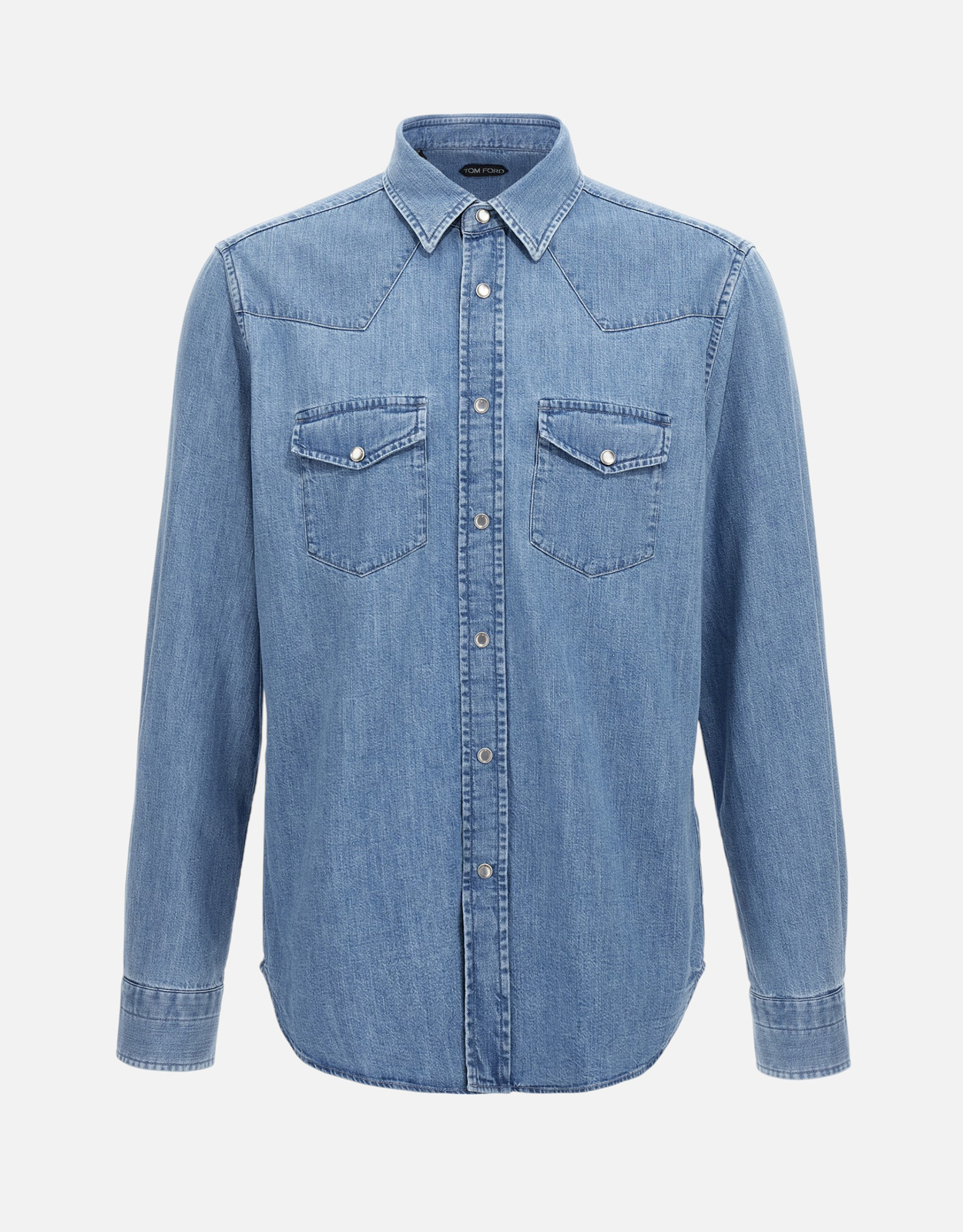 Tom Ford Men's Cotton Denim Shirt - 37　Tom Ford メンズ コットン デニム シャツ - 37 Tom
