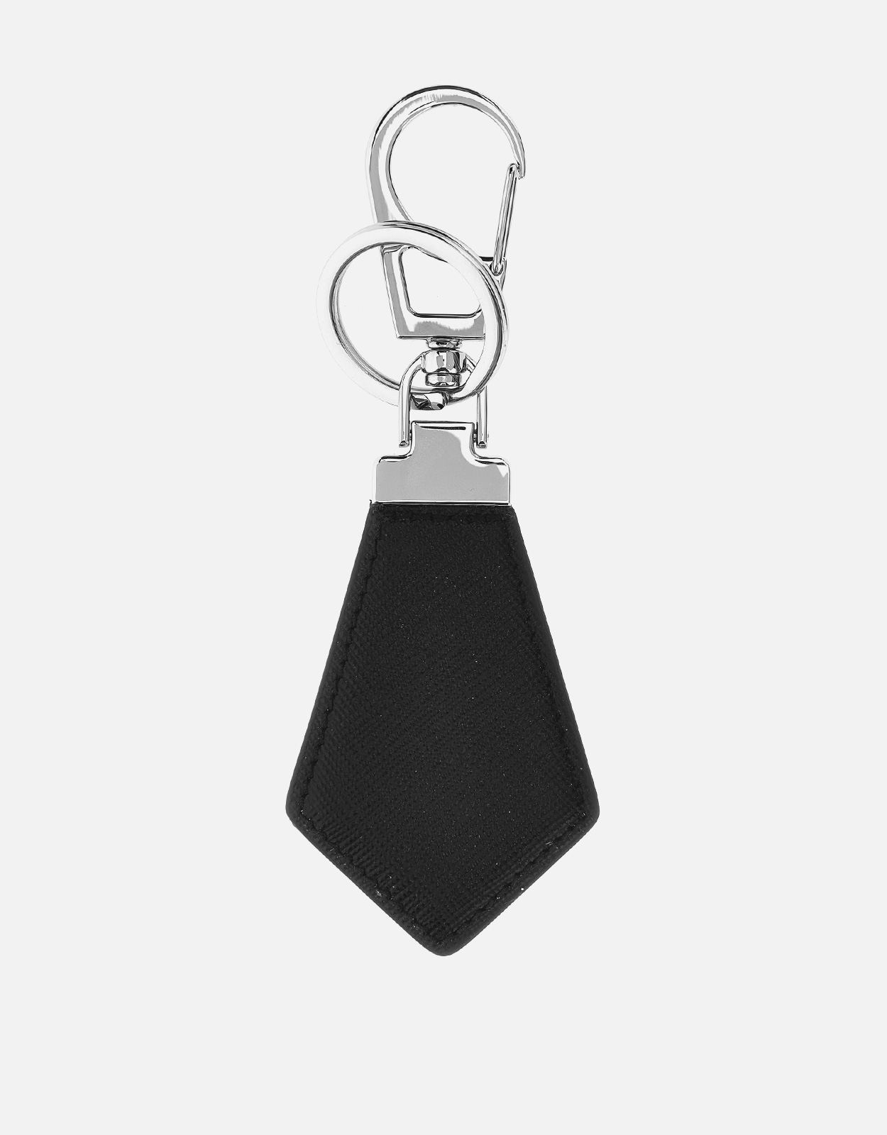 Prada メンズ サフィアーノレザー ロゴ キーリング () IFCHIC.COM