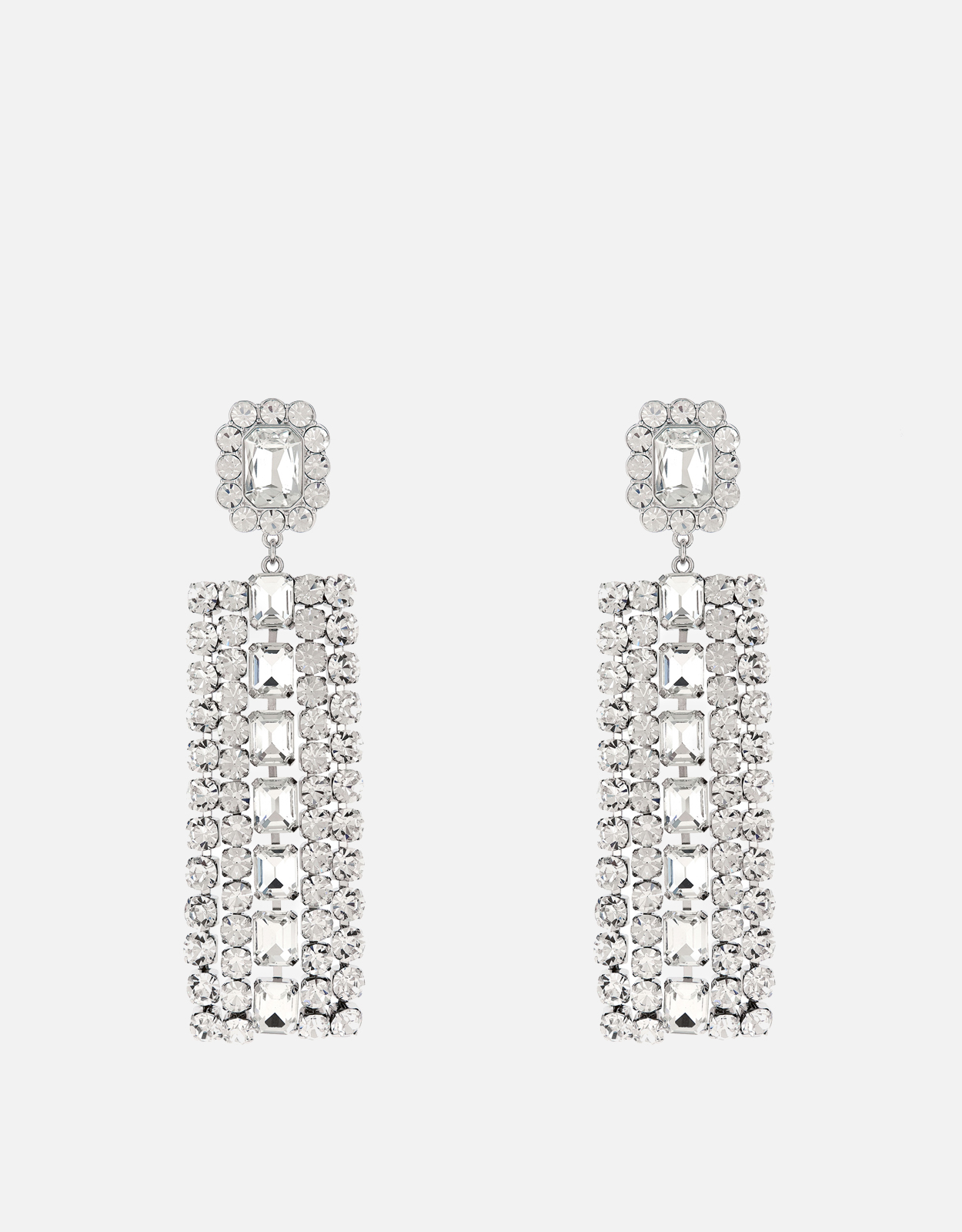 Self-Portrait Multi Crystal Droplet Earrings　セルフポートレート マルチ クリスタル ドロップレット イヤリング Self-Portrait