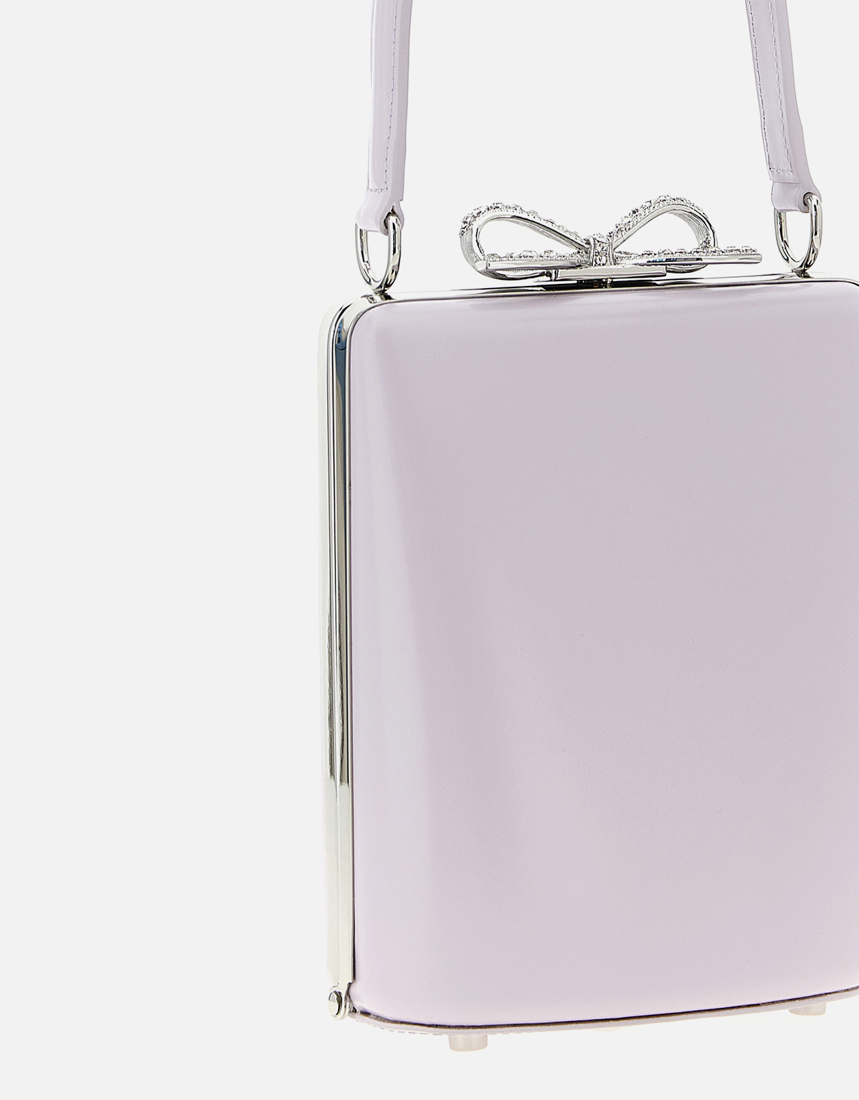 Self-Portrait Mini Leather Bow Clasp Handbag () IFCHIC.COM