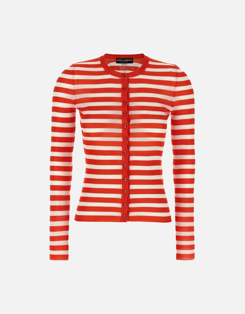 Dolce & Gabbana Striped Cardigan (ニットウェア,カーディガン