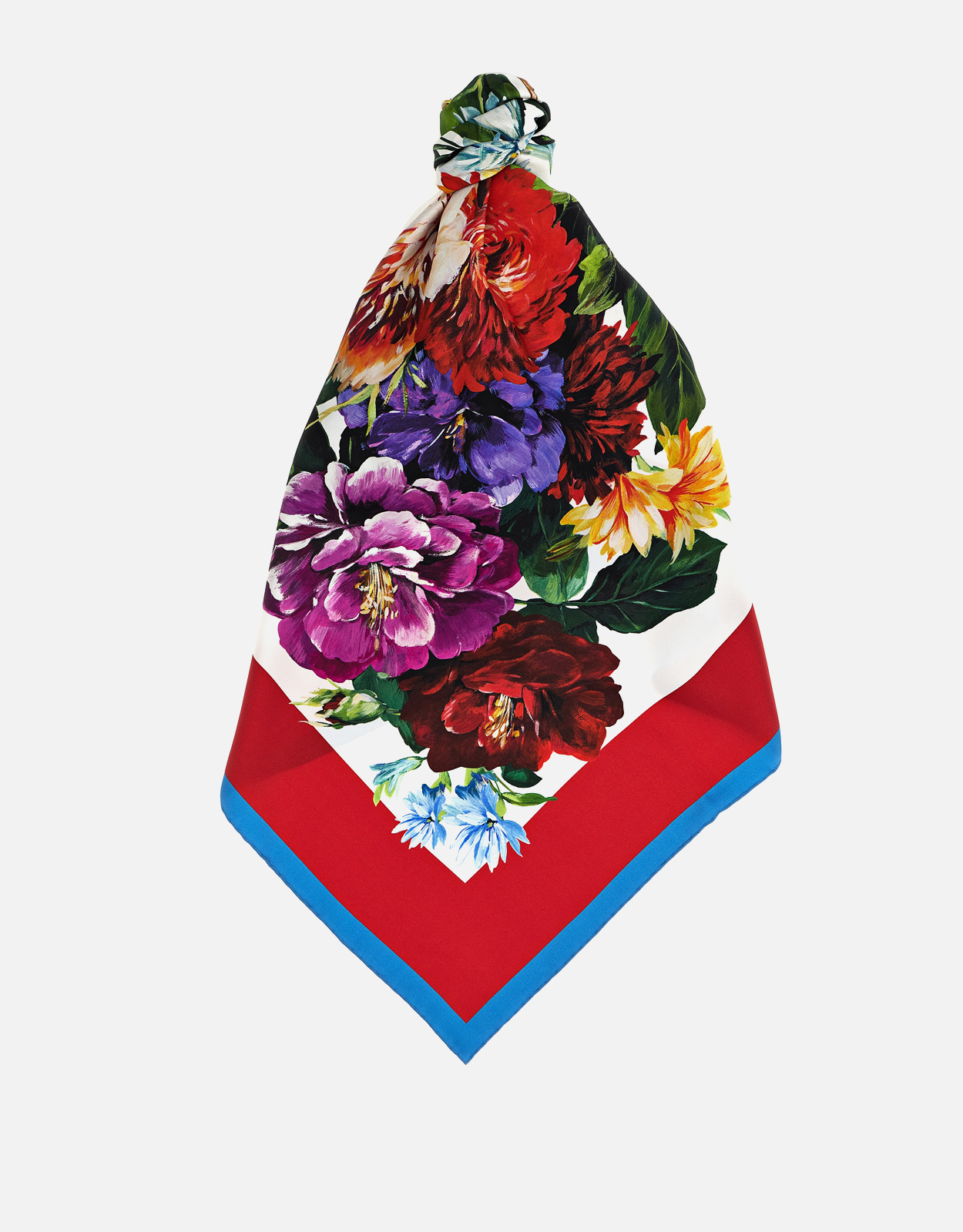 Dolce & Gabbana Silk Floral Print Scarf () IFCHIC.COM