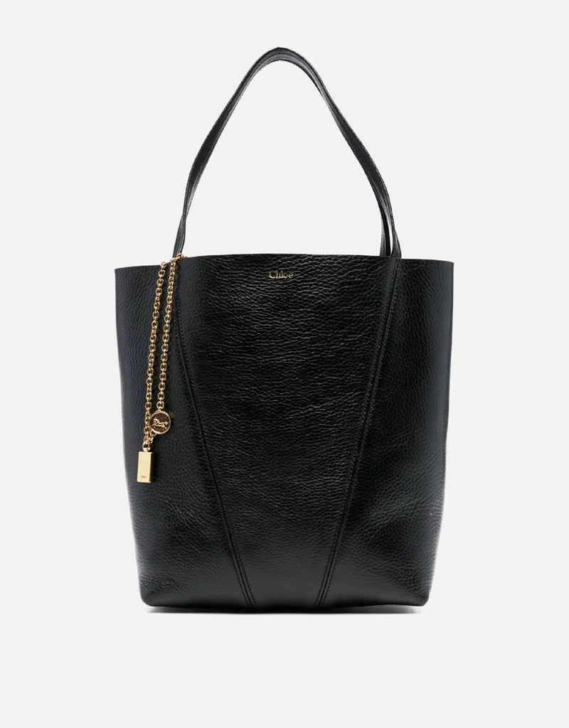 Chloé スピン ミディアム カーフスキンレザー トートバッグ (すべての 