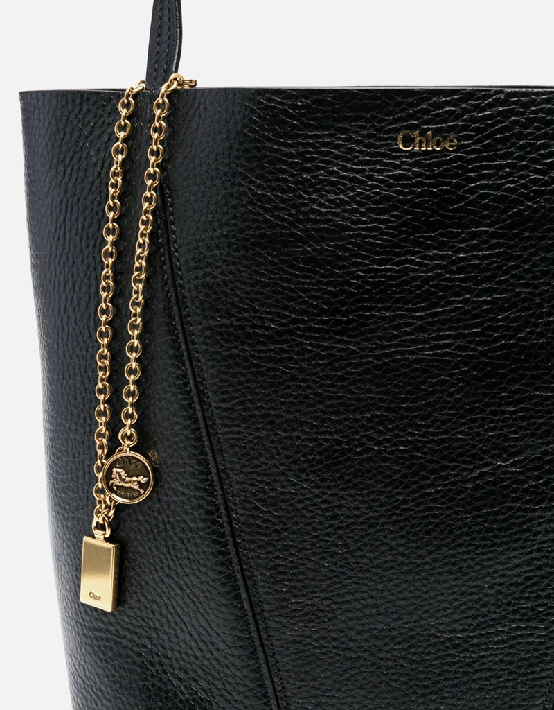Chloé スピン ミディアム カーフスキンレザー トートバッグ (すべての 