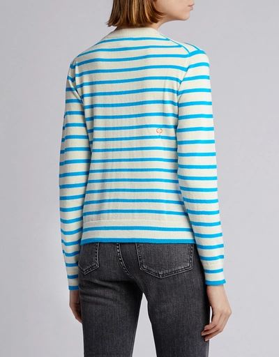 Très Bien Striped Cashmere Sweater