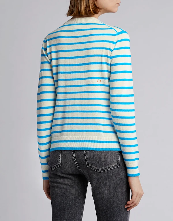 Chinti & Parker Très Bien Striped Cashmere Sweater