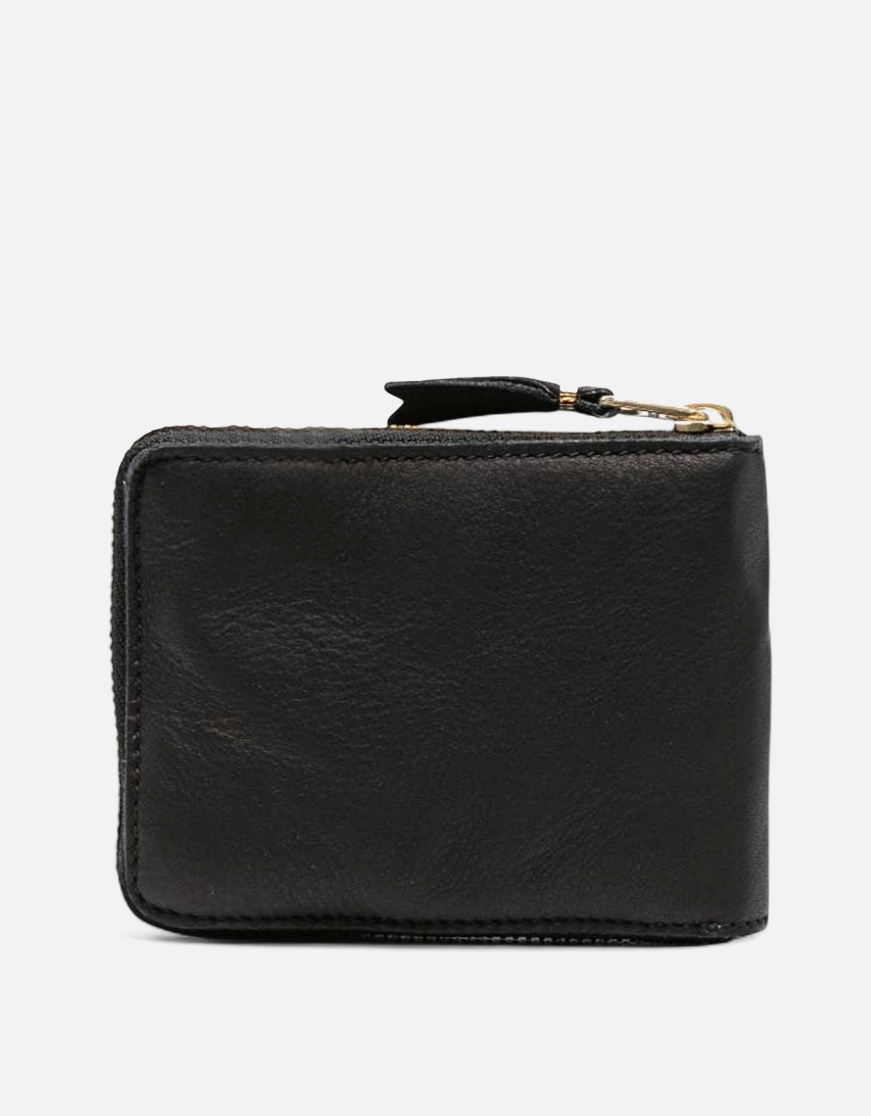 Comme des Garcons Wallet Unisex Washed Calf Leather Full Zip