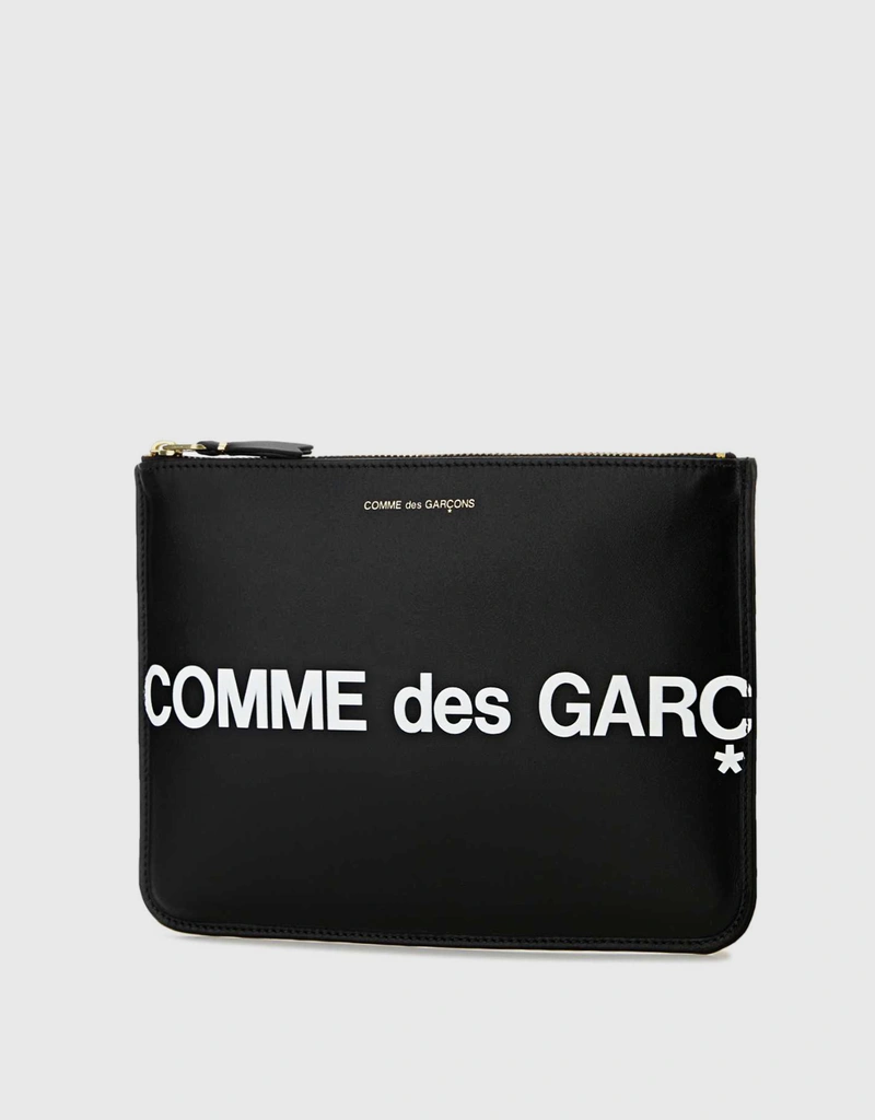 CDG コムデギャルソン Huge Logo wallet Wallet COMME des GARCONS HUGE LOGO ZIP WALLET – NCNR ONLINE STORE