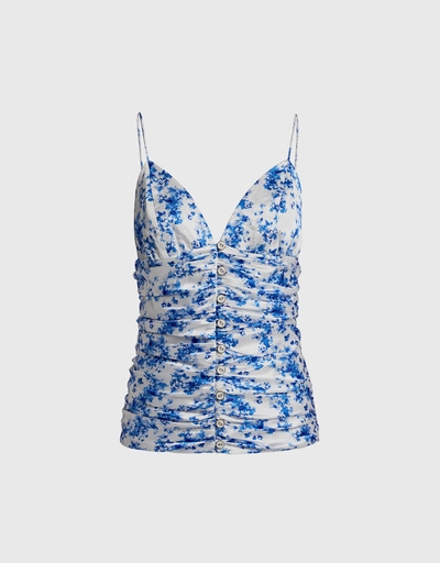 Mimi Floral Ruched Cami