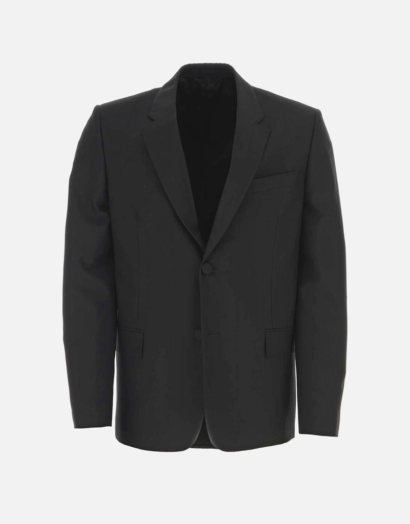 【ちー】GIVENCHY メンズ テーラード スーツ 48 黒 Givenchy Paris Mens Black Suit Tuxedo Wool 2 Piece Jacket Pants