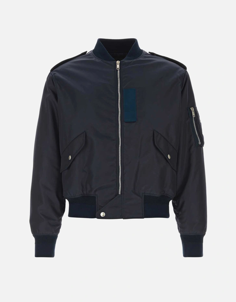 givenchy ロゴボンバージャケット Givenchy ロゴ ボンバージャケット | ブルー | FARFETCH JP