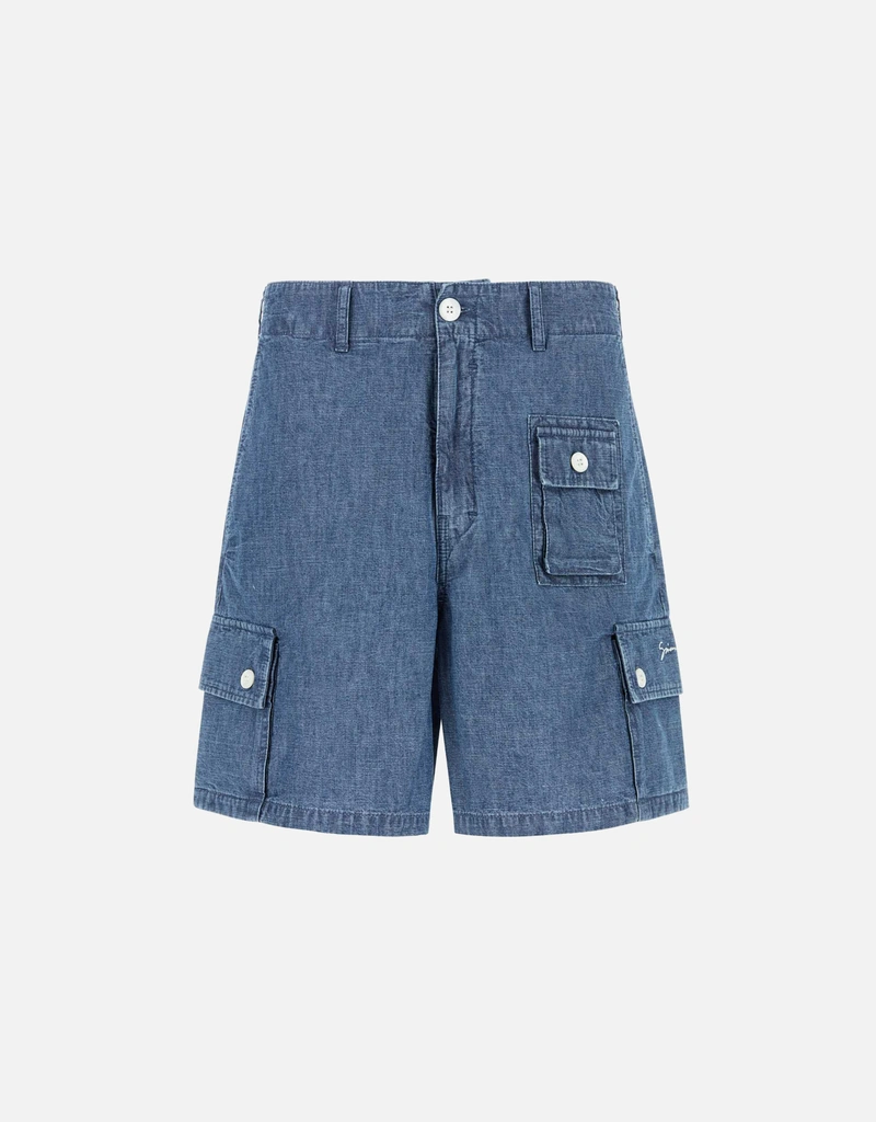 GIVENCHY ライトブルーデニムショートパンツ Givenchy メンズデニムバミューダショーツ () IFCHIC.COM
