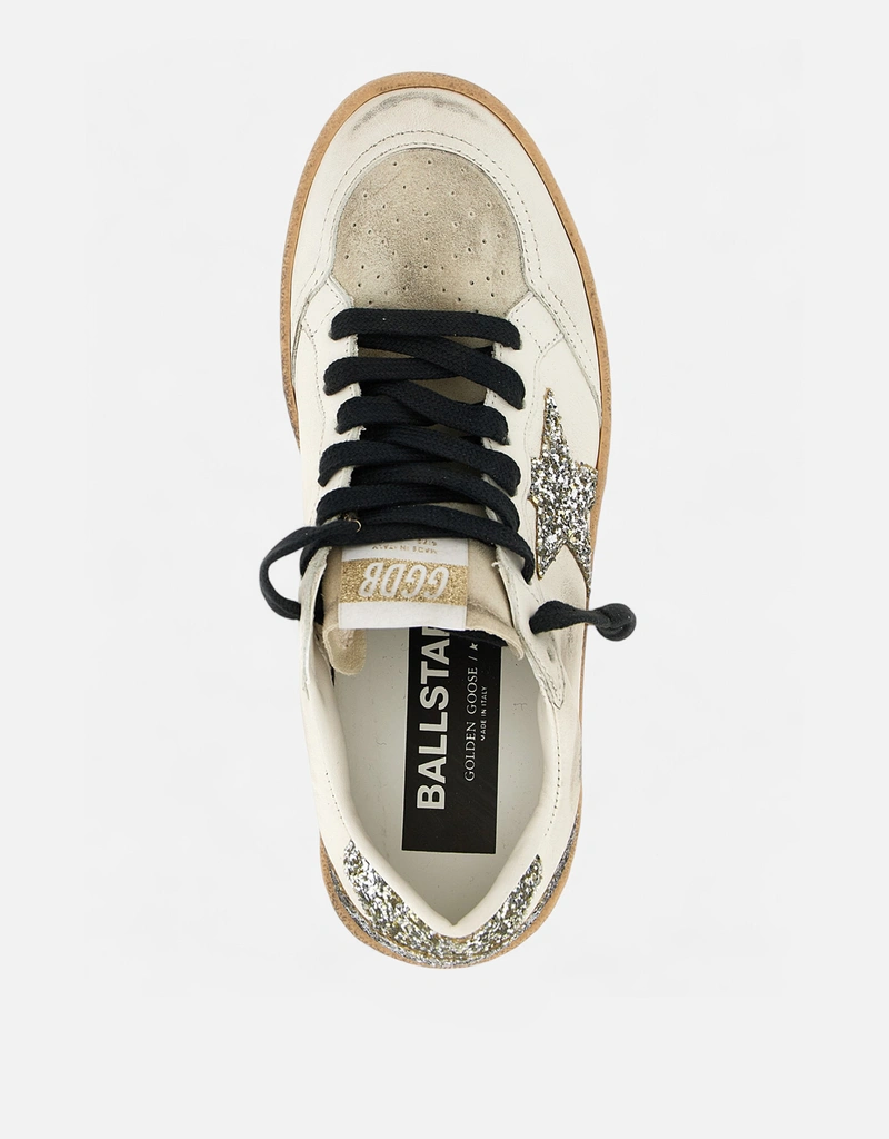 Golden Goose ボールスター レザー レースアップ スニーカー