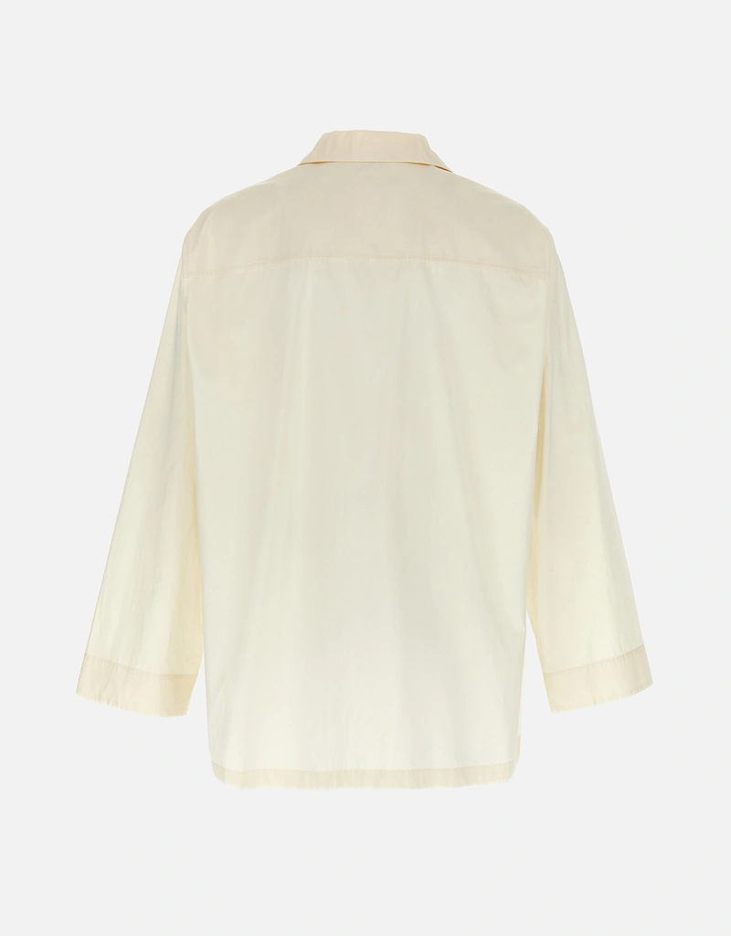 Jil Sander Men's Logo Embroidered Cotton Shirt () IFCHIC.COM