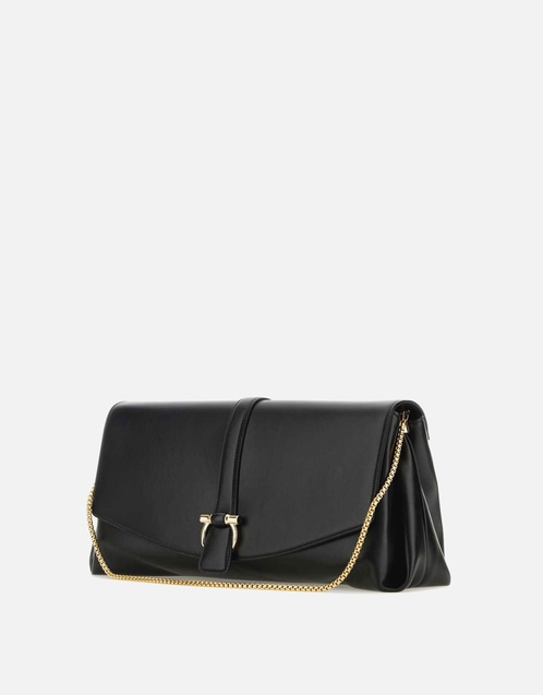 【SalvatoreFerragamo】レザーバッグ Black Leather Salvatore Ferragamo Shoulder Bag | eBay