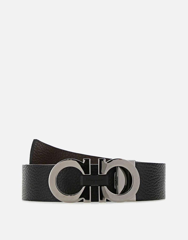Salvatore Ferragamo メンズ テクスチャードカーフスキンレザー