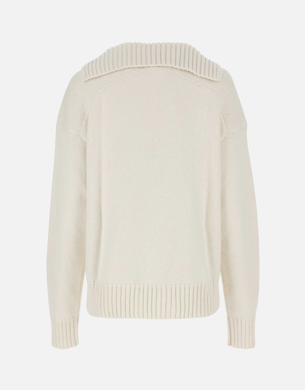 Jil Sander アイボリー カシミヤ混紡 オーバーサイズセーター