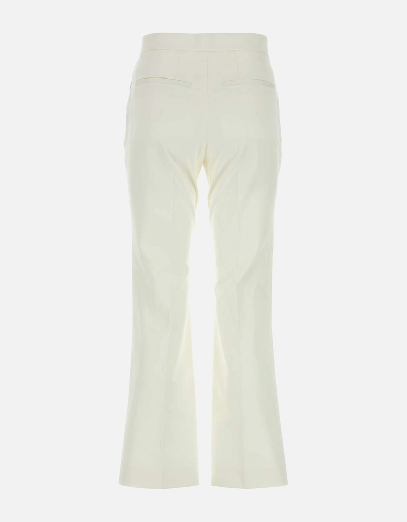 Jil Sander White Cotton Pants () IFCHIC.COM