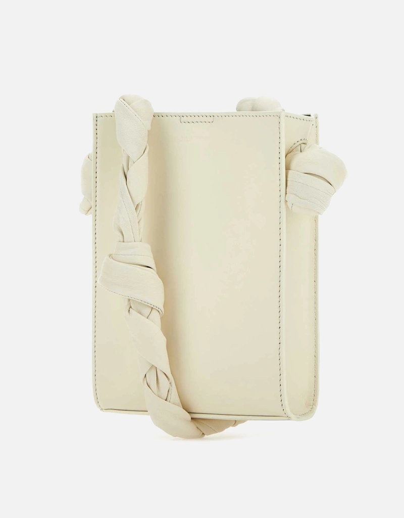 Jil Sander アイボリーレザータングルショルダーバッグ () IFCHIC.COM