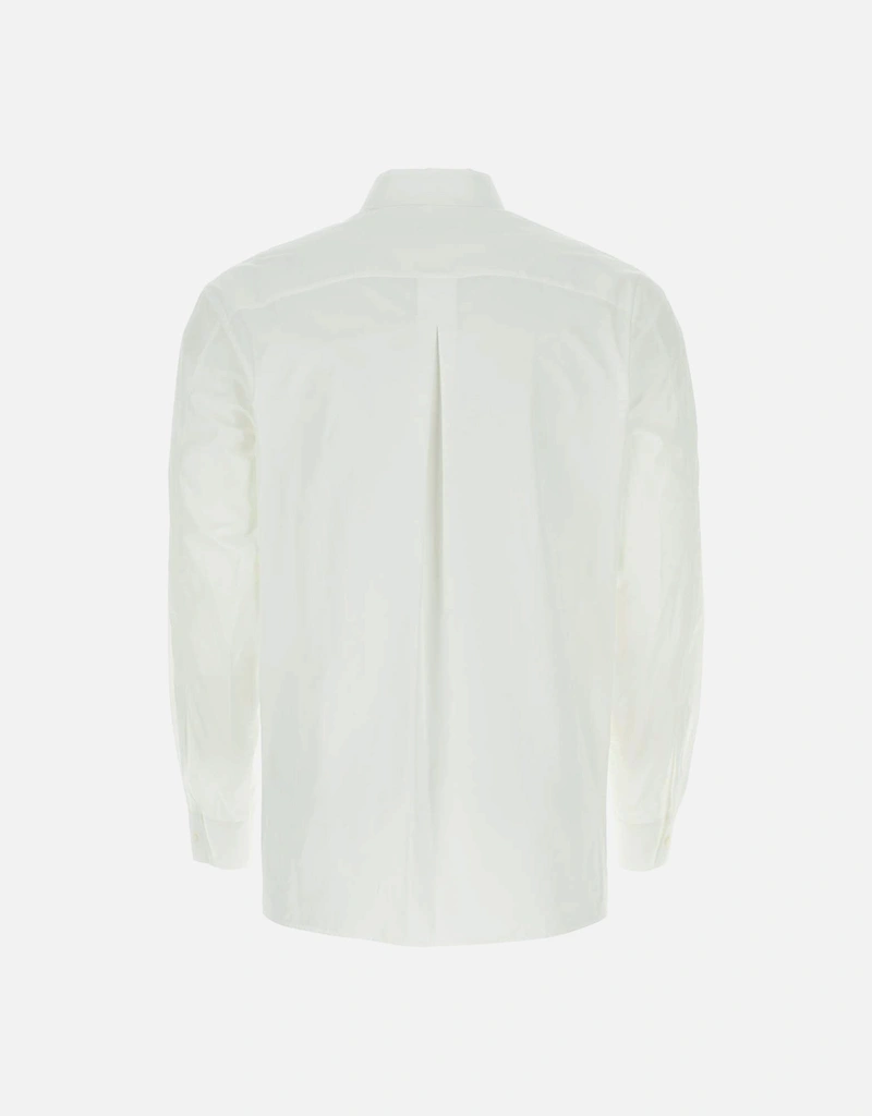 Jil Sander メンズホワイトコットンポプリンシャツ () IFCHIC.COM