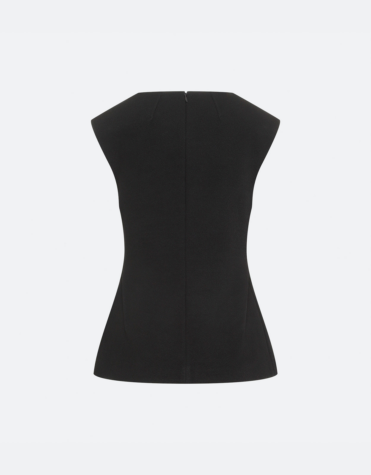 IT7ATPVOIDUS JIL SANDER ジルサンダー レーヨン ノースリーブ トップス Vネック レディース ブラック 黒 サイズ 32 美品】Jil Sander ジルサンダー 2024SS ノースリーブシアーシャツ 32