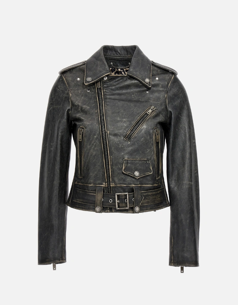 Golden Goose 牛革バイカージャケット (ジャケット,レザー) IFCHIC.COM