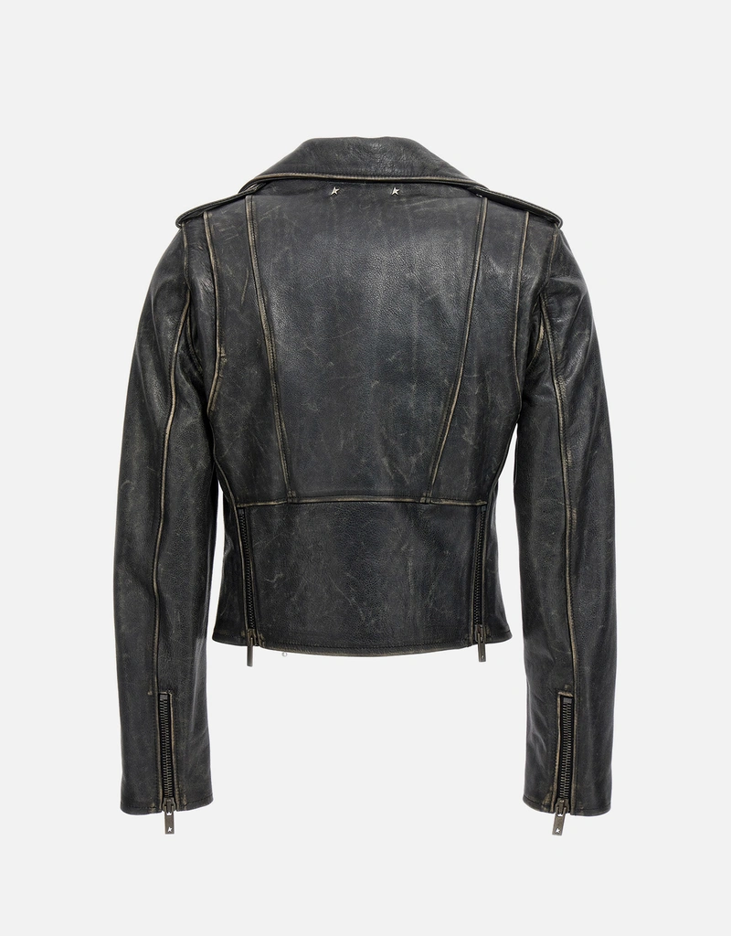 Golden Goose 牛革バイカージャケット (ジャケット,レザー) IFCHIC.COM