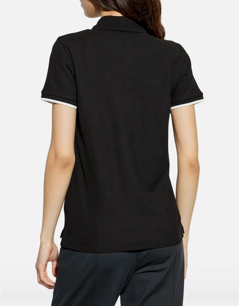 Moncler ロゴパッチコットンピケポロシャツ (トップス,Polo Shirts