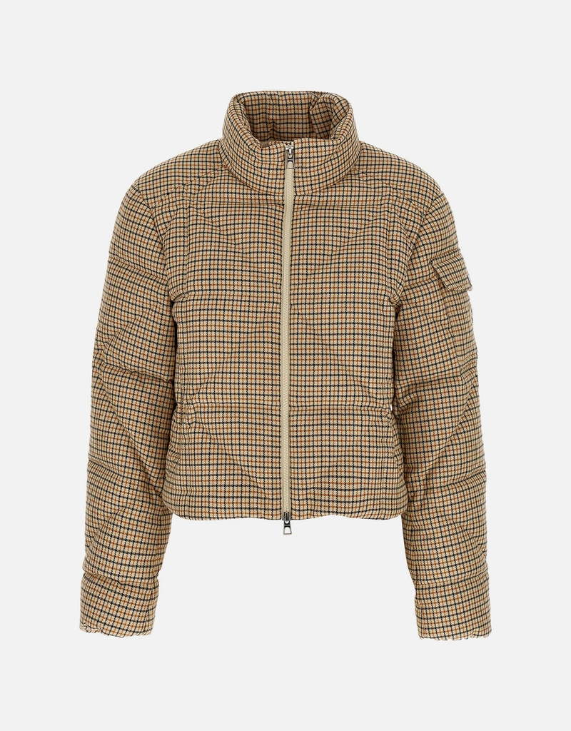 Moncler ケロス ダイヤモンドキルティング ウール混合 ショートダウン