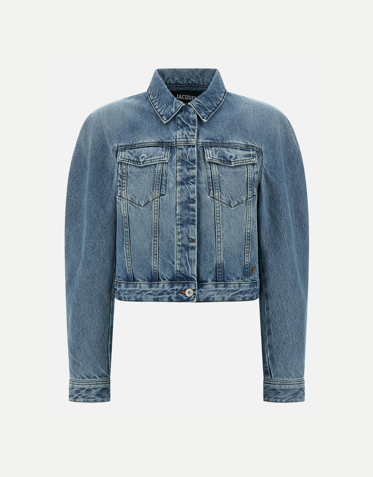 JACQUEMUS Jacquemus Denim Ovalo De-Nmes Jacket - FR 30　Jacquemus デニム Ovalo De-Nmes ジャケット - FR 30