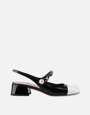 Miu Miu ハイヒールスリングバックシューズ | Slingbacks 新作・セール