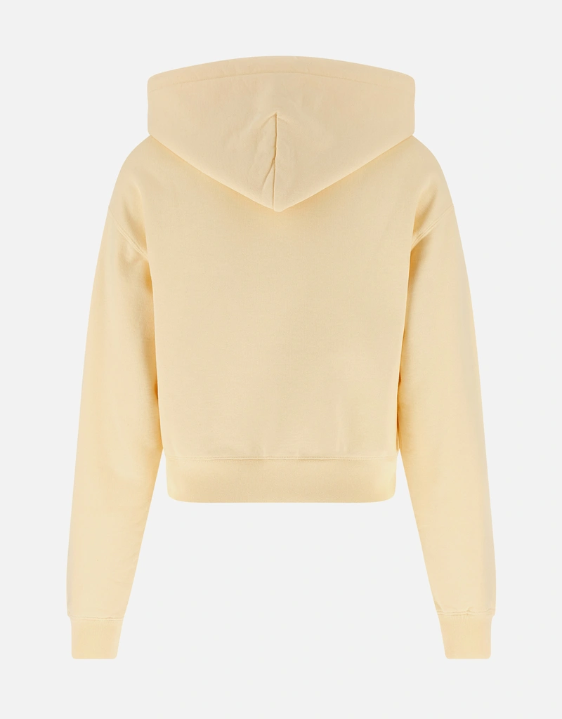 Jacquemus Cotton Cropped Hoodie (Tops) IFCHIC.COM
