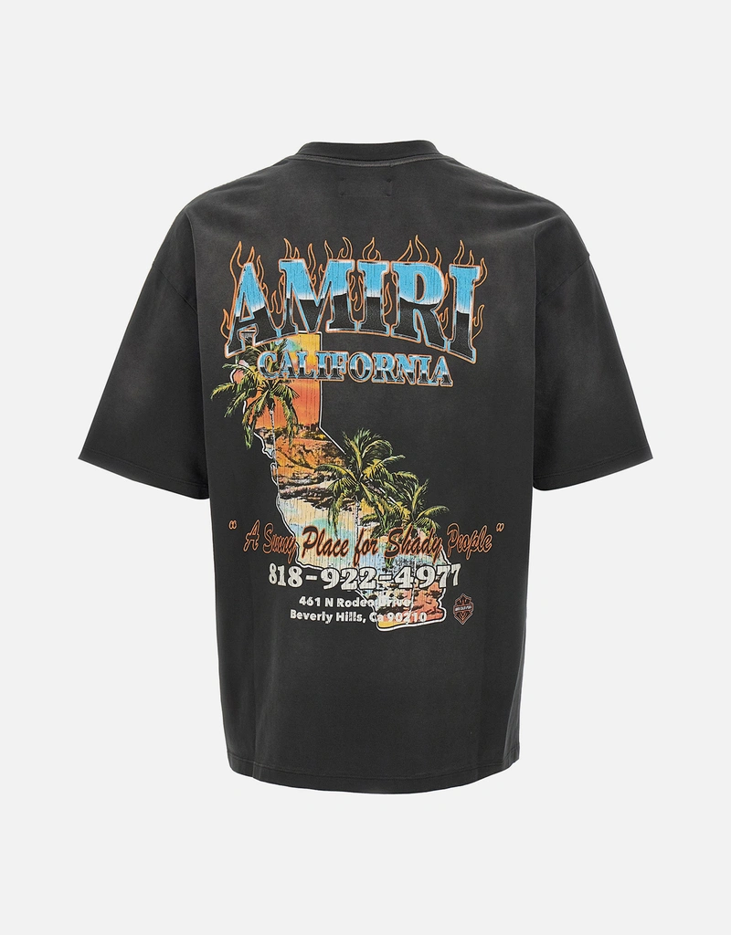 Amiri メンズ サニープレイス コットンTシャツ (トップス＆Tシャツ,T