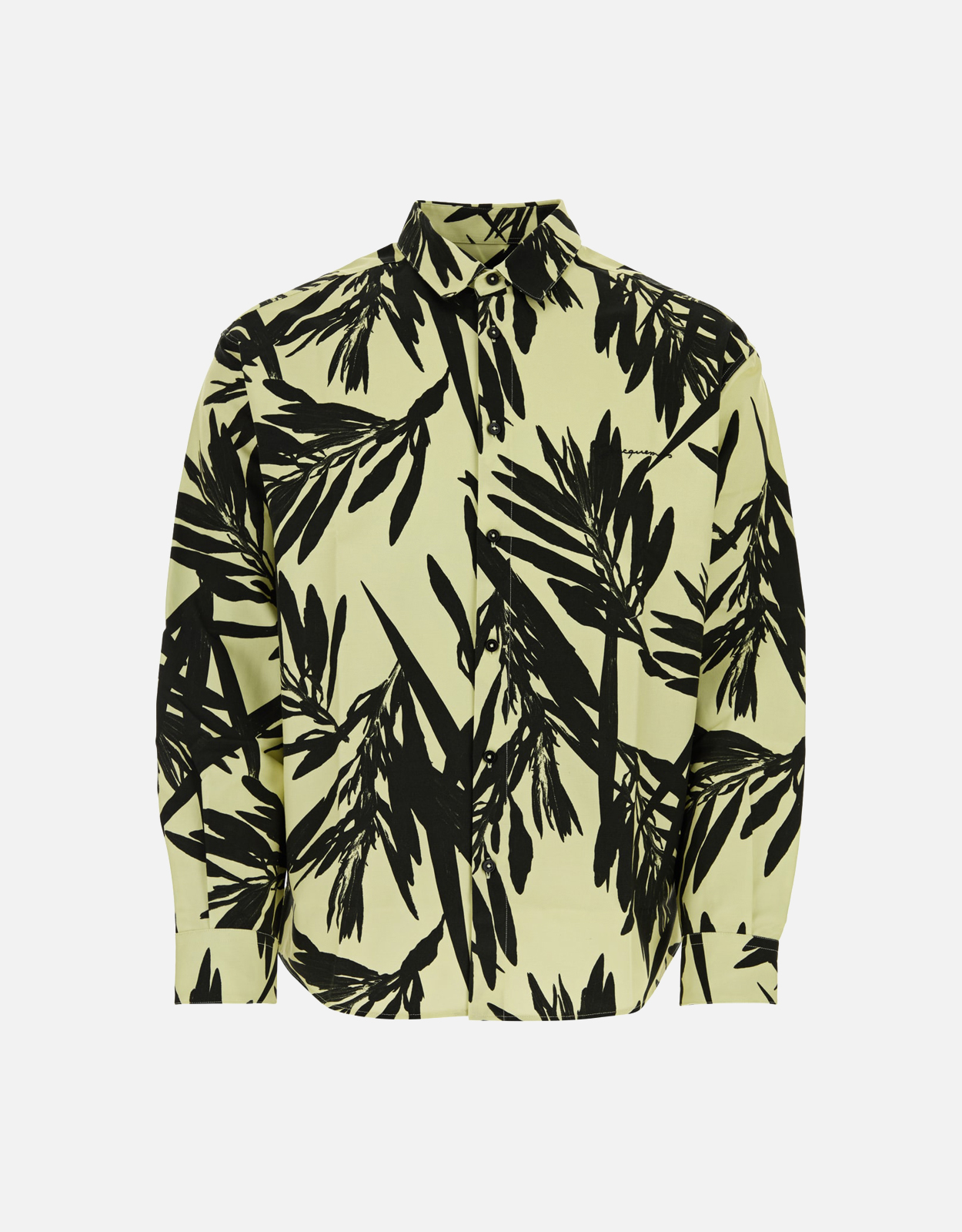 Jacquemus Men’s La Chemise Cotton Palm Printed Shirt – IT 38