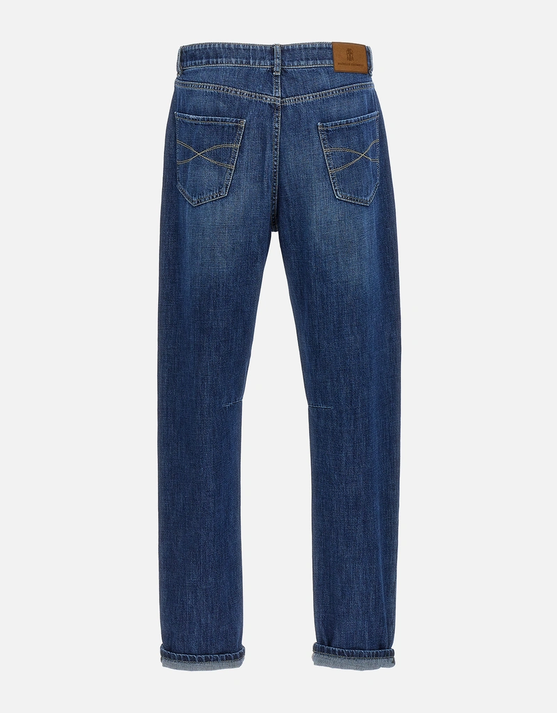 Brunello Cucinelli メンズ コットンデニムジーンズ () IFCHIC.COM