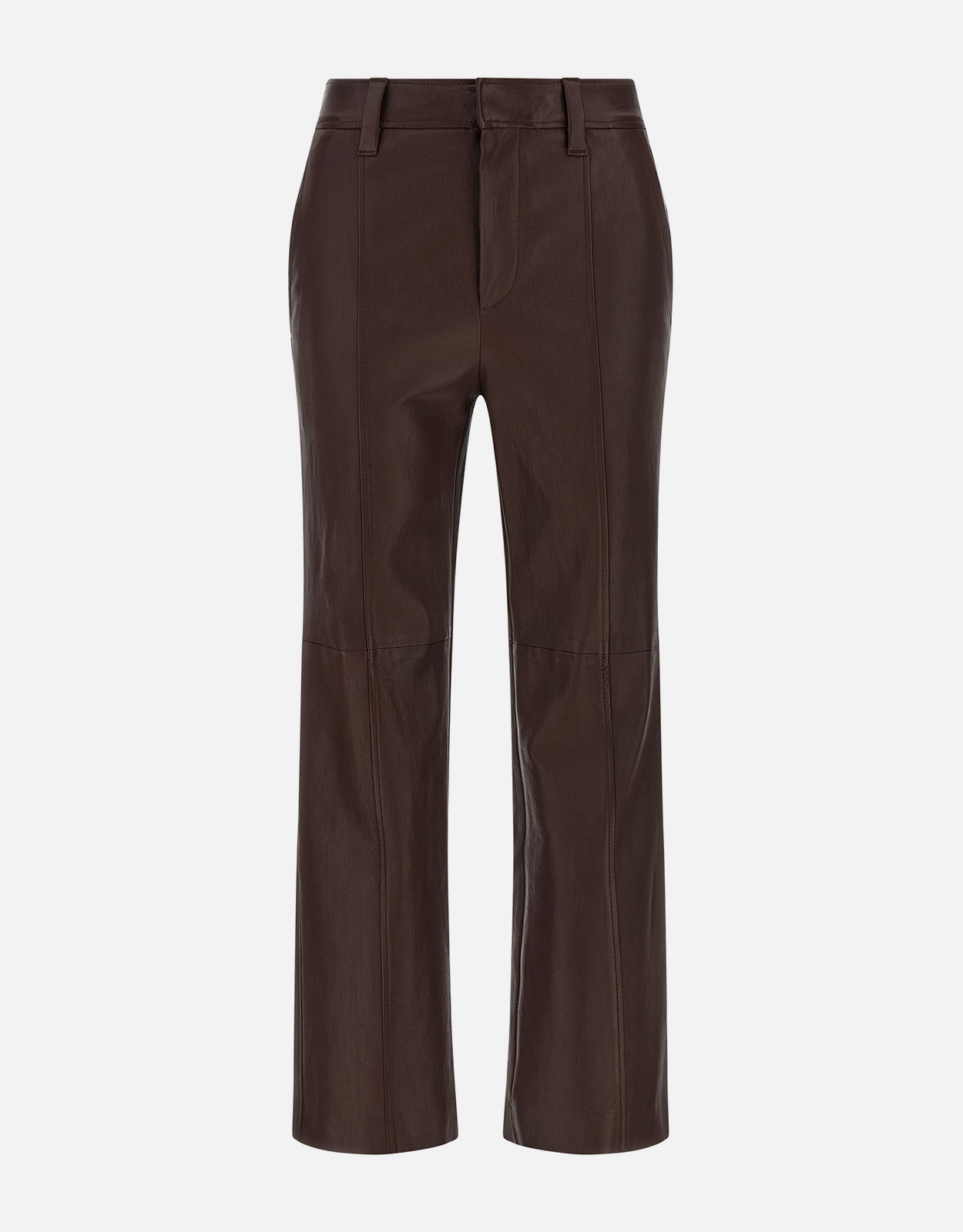 Brunello Cucinelli Square Cigarette Leather Trousers – IT 40