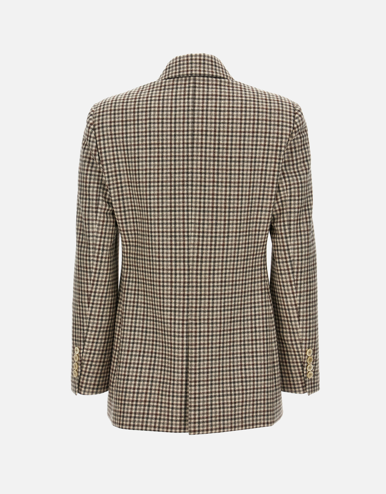 Brunello Cucinelli Virgin Wool Check Blazer (Coats and Jackets