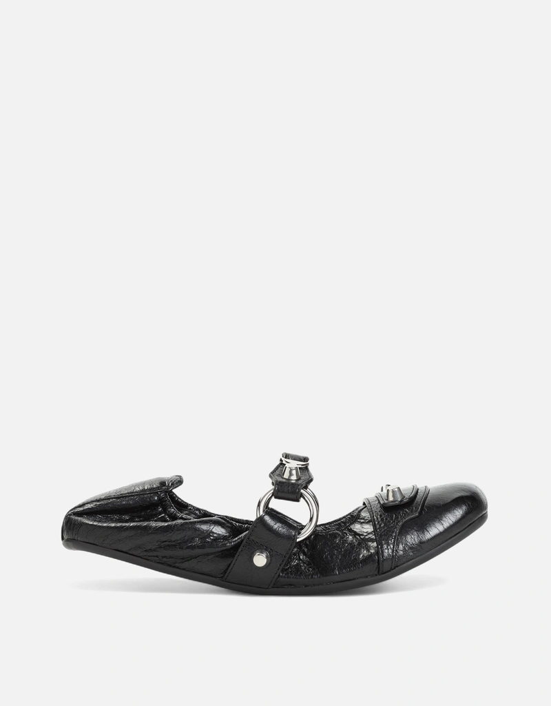 Balenciaga Le Cityラムスキンバレエフラットシューズ (すべての新品