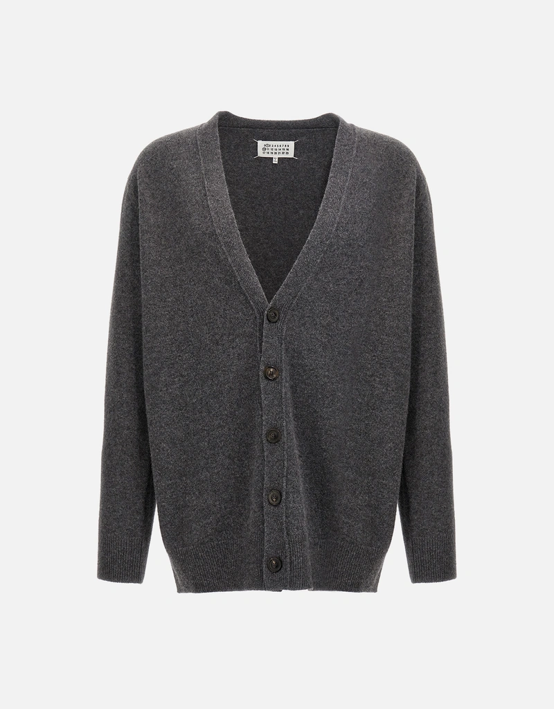 Maison Margiela Men's Washed Lambswool Cardigan () IFCHIC.COM