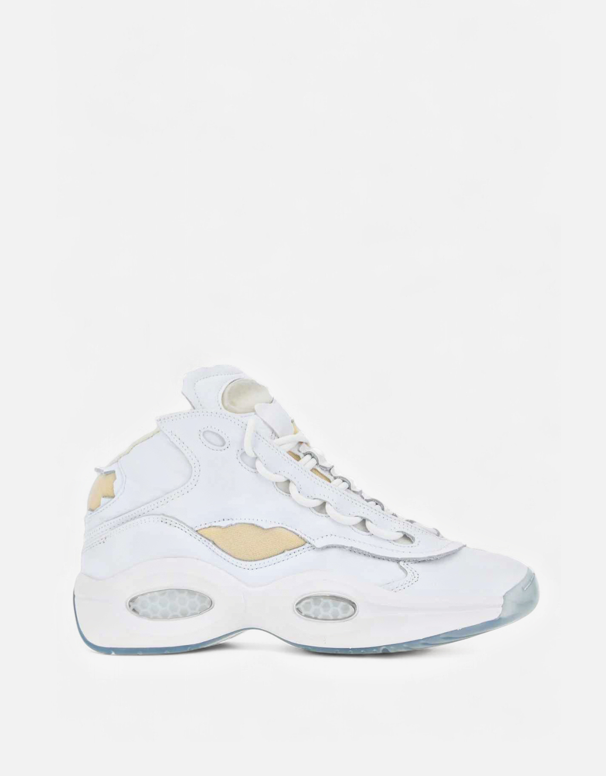 Maison Margiela Maison Margiela Unisex White Leather Project 0 TQ Memory Of Sneakers - UK 2+　メゾン マルジェラ ユニセックス ホワイト レザー プロジェクト 0 TQ メモリー 