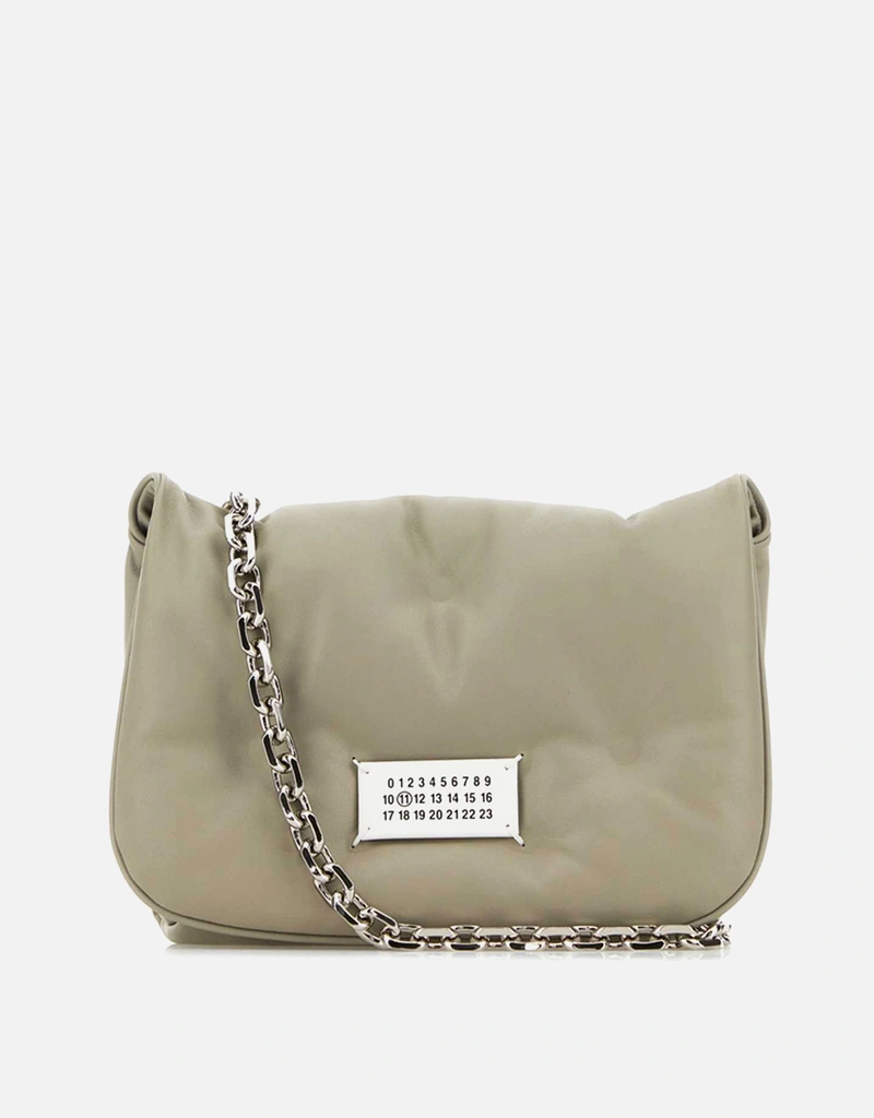 Maison Margiela Glam Slam Flap Small Lamb Leather Shoulder Bag