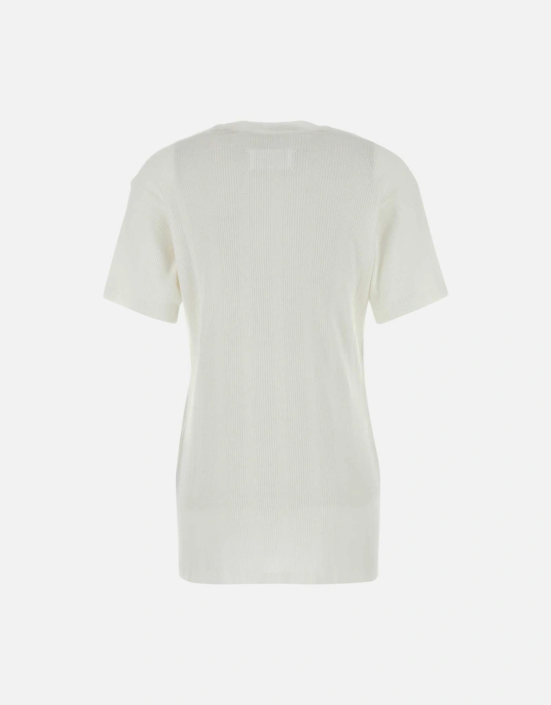 Maison Margiela ホワイトコットンブレンドTシャツ () IFCHIC.COM