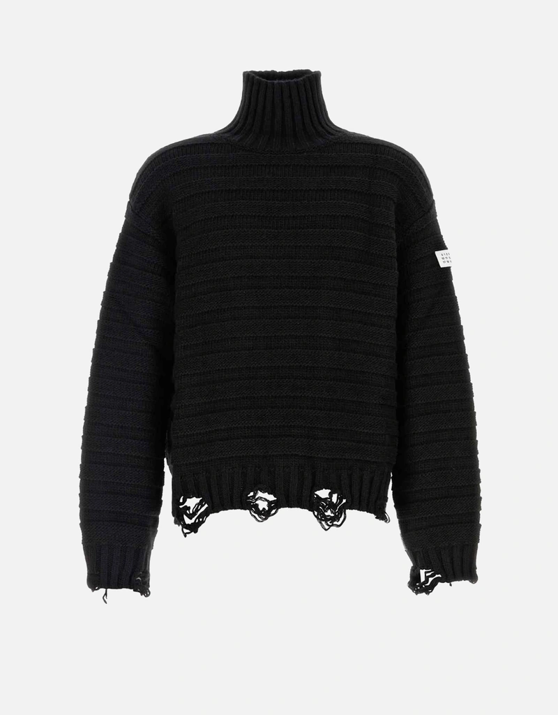 MM6 Maison Margiela Men's Wool Turtleneck Sweater () IFCHIC.COM