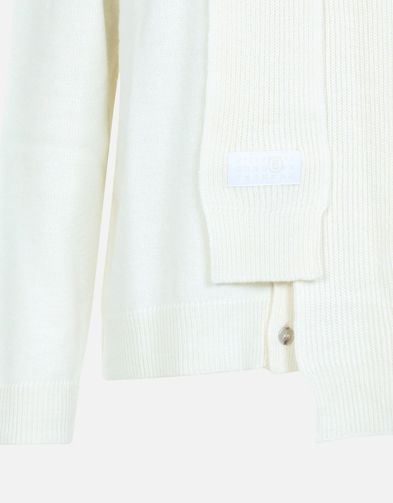 MM6 Maison Margiela  エムエムシックス メゾン マルジェラ 23SS クロップドリブカーディガン S62HA0079 S18255 ホワイト S 楽天市場】【定価116,600円(税込)】MM6 Maison Margiela エムエム