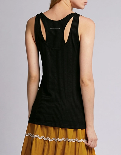 Layered Knitted Tank Top