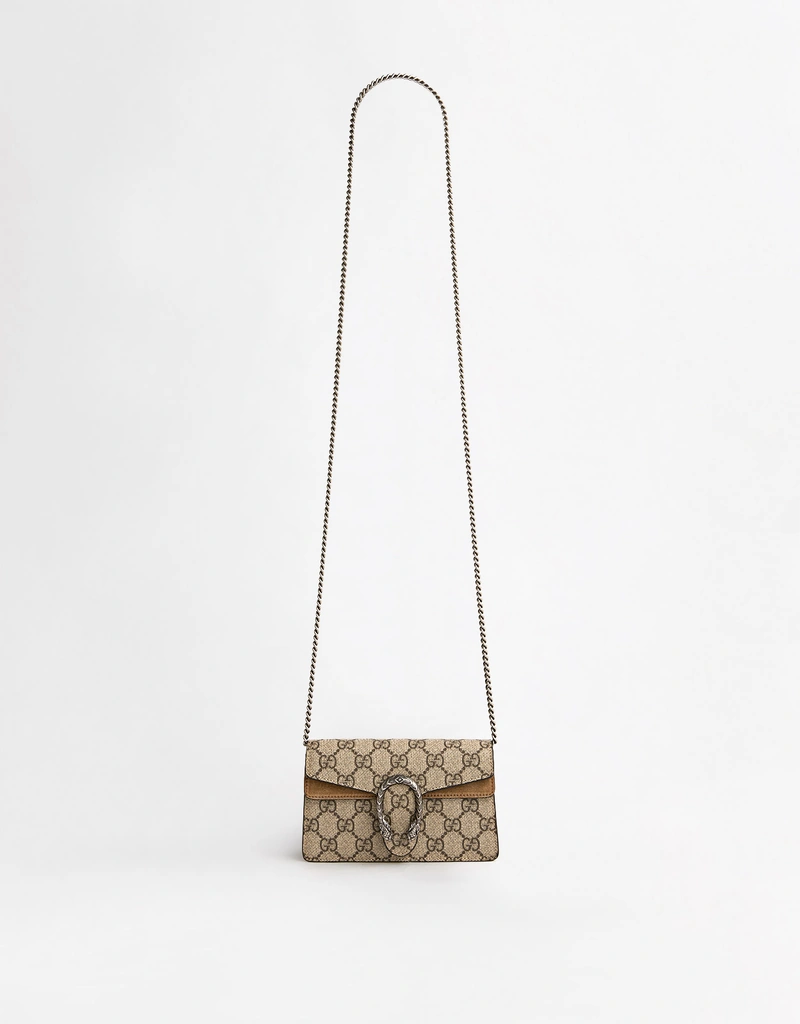 Gucci ディオニュソス ミニキャンバス チェーン クロスボディバッグ