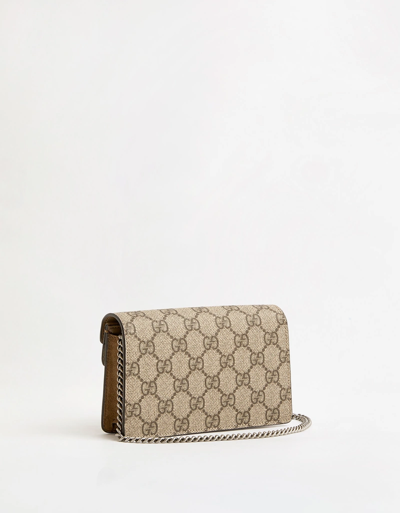 Gucci ディオニュソス ミニキャンバス チェーン クロスボディバッグ