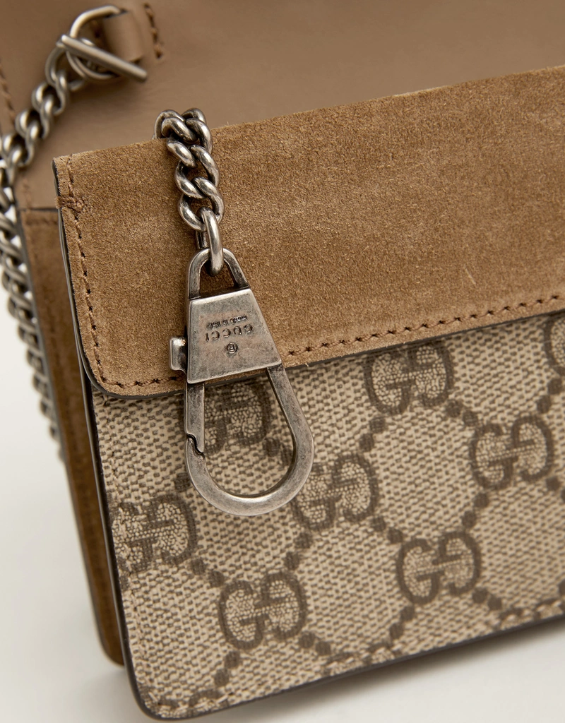 Gucci ディオニュソス ミニキャンバス チェーン クロスボディバッグ