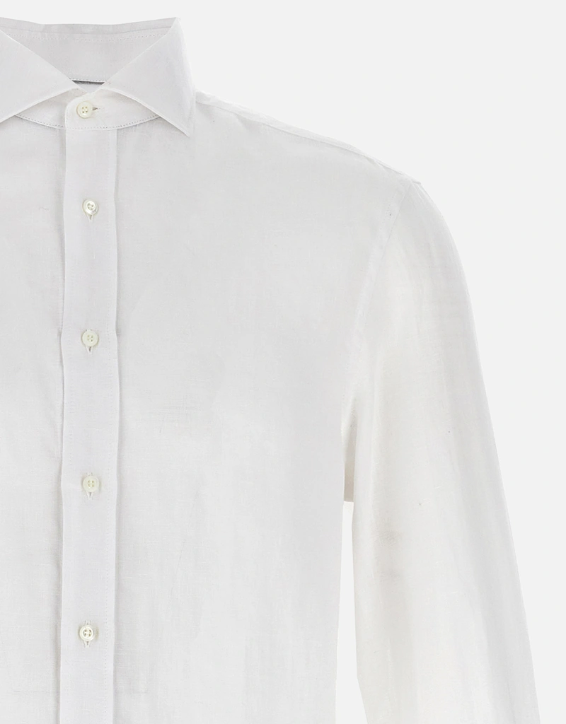 Brunello Cucinelli メンズ リネンシャツ () IFCHIC.COM