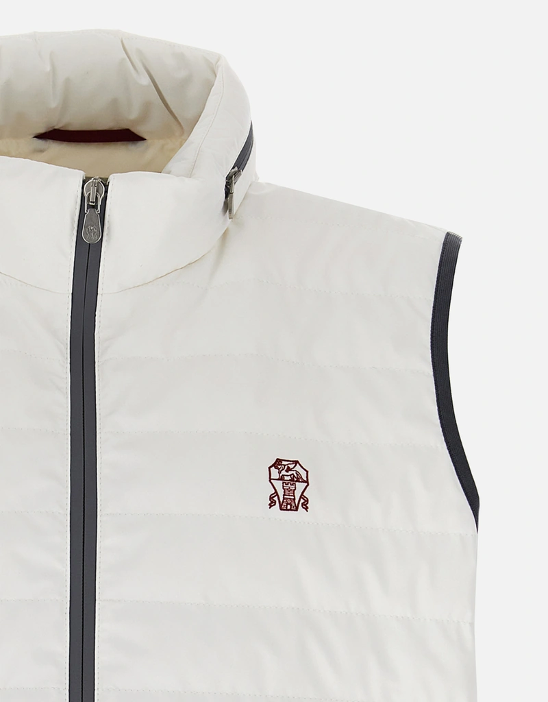 Brunello Cucinelli メンズ防水テクニカルファブリックベスト
